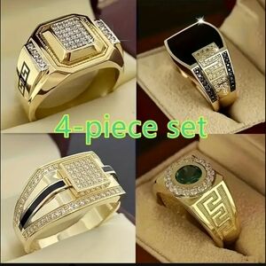 4 Set Classic Luxury Rings